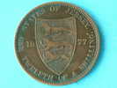 1877 H - TWELFTH OF A SHILLING / KM 8 ( For Grade, Please See Photo ) !! - Jersey