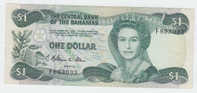 BAHAMAS 1 Dollar L 1974 ( 1984 ) P 43a 43 A - Bahama's