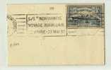 Poste Mme RBV « S/S NORMANDIE VOYAGE .. » (S.N°1748) 29 MAI 35/299 - Poste Maritime