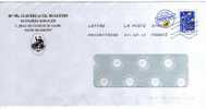 Entier Postal PAP Repiqué Meurthe Et Moselle Blamont Notaires Associés Enveloppe à Fenêtre - Listos A Ser Enviados : Réplicas Privadas