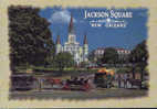 USA-Postcard Written 1992- New Orleans-Jackson Square And St.Louis Chatedral - New Orleans