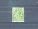 TURKS AND CAICOS ISLANDS - 1909  George V  1/2d  MM - Turcas Y Caicos