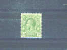 TURKS AND CAICOS ISLANDS - 1922  George V   1/2d  MM - Turks And Caicos