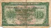 Belgique België : 10 Francs = 2 Belgas 1943 - 10 Francs-2 Belgas