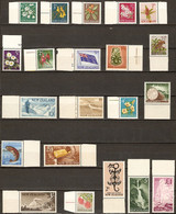 New Zealand 1960 - 62  MiNr. 392 - 412  Neuseeland Plants Fishes 21v MNH**  110,00 € - Unused Stamps