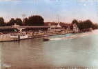 60 CPSM  CARTE PHOTO  BORAN SUR OISE SKI NAUTIQUE DEVANT LA PLAGE 1956 - Boran-sur-Oise