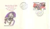 48223)lettera F.d.c. Serie  Rep. Ceca - Anno 1973 Cosmonauti Con Un Valore + Annullo N°1981 - FDC