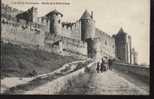 11..CARCASSONNE.....MONTEE DE LA PORTE D AUDE...... ECRITE... ‹(•¿•)› - Carcassonne