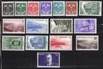 Monaco N° 249 / 264 Neufs Avec Charnière * - Unused Stamps