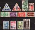 Monaco N° 353 / 364 Neufs Avec Charnière * - Unused Stamps