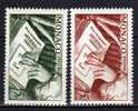 Monaco N° 392 / 393 Neufs Avec Charnière * - Unused Stamps