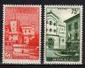 Monaco N° 397 / 398 Neufs Avec Charnière * - Unused Stamps