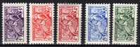 Monaco N° 415 / 419 Neufs Avec Charnière * - Unused Stamps