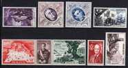 Monaco N° 444 / 452 Neufs Avec Charnière * - Unused Stamps
