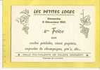 MT73- LES PETITES LOGES Villers Marmery 51,  2° Foire Cartes Postales, Vieux Papiers, Capsules, Pin´s 1991 (voir Scans) - Bourses & Salons De Collections
