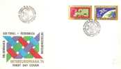 48248)lettera F.d.c. Serie Romania - Anno 1977 Coop.intereuropea Con 2 Valori + Annullo N°2836-37 - FDC