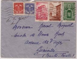 MONACO - 1939 - LETTRE De MONACO CONDAMINE Pour LUNEVILLE - - Postmarks