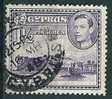 Zypern  1938  George VI - Pictorial  1 1/2 Pia Violett  Mi-Nr.142  Gestempelt / Used - Chipre (...-1960)