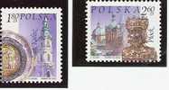 2002 Polen  Mi. 3980-1 ** MNH   Freimarken: Städte - Unused Stamps