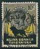 K.U.T.  1935  George V - Löwe  10 C  Mi-Nr.33  Gestempelt / Used - Kenya, Ouganda & Tanganyika