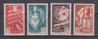 Maroc YT 288/91 * : Tapis , Céramiques , Reliure , Cuivres - Unused Stamps