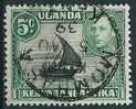 K.U.T.  1938/54  George VI - Pictorial  5 C Grün/schwarz  Mi-Nr.53  Gestempelt / Used - Kenya, Oeganda & Tanganyika