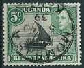 K.U.T.  1938/54  George VI - Pictorial  5 C Grün/schwarz  Mi-Nr.53  Gestempelt / Used - Kenya, Uganda & Tanganyika