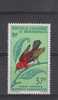 Nouvelle-Calédonie YT PA 89 ** : Myzomèle écarlate - 1966 - Unused Stamps