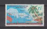 Nouvelle-Calédonie YT 305 * : Carte Du Pacifique - Unused Stamps