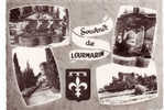 84  CPSM   CARTE PHOTO SOUVENIR DE LOURMARIN  MULTIVUES - Lourmarin