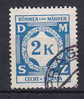 Böhmen & Mähren Dienstmarke 1941 Mi. 9   2 K Ziffernzeichnung - Used Stamps