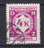 Böhmen & Mähren Dienstmarke 1941 Mi. 11   4 K Ziffernzeichnung - Used Stamps