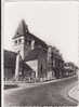 CPA LIGNY LE CHATEL YONNE L EGLISE & LE MONUMENT AUX MORTS AVEC COQ PANNEAU STATIONNEMENT LIMITE A VINGT MINUTES - Ligny Le Chatel