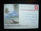 LETTRE TYPE MARIANNE DE BRIAT 2,30 F ROUGE OBL. MECANIQUE 19-07-1991 TROIS ILETS (972 MARTINIQUE) - 1989-1996 Bicentenial Marianne