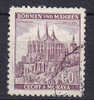 Böhmen & Mähren 1939 Mi. 27    60 H Kuttenberg - Used Stamps