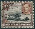 K.U.T.  1938/54  George VI - Pictorial  1 Sh (Z. 13 : 12 1/2)  Mi-Nr.66 C  Gestempelt / Used - Kenya, Uganda & Tanganyika