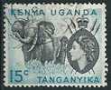 K.U.T.  1954  QE II - Pictorial  15 C (without Dot)  Mi-Nr.94 I  Gestempelt / Used - Kenya, Oeganda & Tanganyika