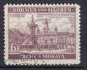Böhmen & Mähren 1940 Mi. 58     6 K Samsonbrunnen U. Tathaus In Budweis - Used Stamps