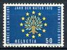 1970 Switzerland   Complete MNH Set Of 1 Stamp " Nature Year " Europa Sympathy Issue - Nuevos