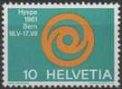 SUISSE HELVETIA SCHWEIZ 674 ** MNH Hyspa 1961 Expo HYGIENE SPORT à BERNE - Unused Stamps