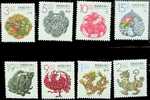 1993 Lucky Animal Stamps Bird Turtle Tiger Crane Dragon Deer Duck Post - Turtles