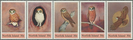 Norfolk 1984 MiNr. 339 - 343  Norfolk-Insel Birds Owls 5v MNH** 9,50 € - Owls