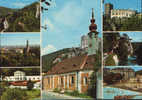 Osterreich -Postcard 1987 - Baden Bei Wien - Colage Of Images - 2/scans - Baden Bei Wien