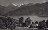 Switzerland-Postcard Circulated In 1957- Beatenberg-Elger-Monch-Jungfrau-2/scans - Beatenberg