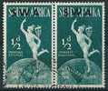 Südwestafrika 1949  75 J. UPU  1/2 P (Paar)  Mi-Nr.260/61  Gestempelt / Used - Namibie (1990- ...)