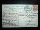 CP OBL. AMBULANT N°9 Du 11.IX.05 + GRIFFE LINEAIE MONTILIER - Lettres & Documents