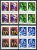Poland 1975 2244-2247 2409-2412 Xawery Dunikowski MNH XX - Unused Stamps