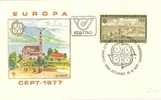 AUSTRIA  1977 EUROPA CEPT FDC - 1977