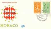 MONACO  1966  EUROPA  CEPT FDC - 1966