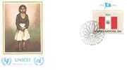 48299)lettera F.d.c. Nazioni Unite Serie Unicef Con Un Valore + Annullo - Autres & Non Classés